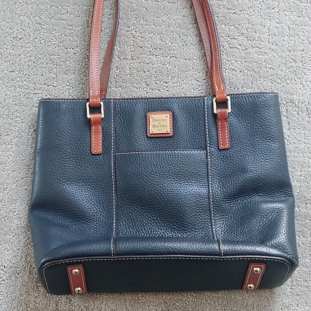 Dooney and Bourke Livingston Handbag - blue leathe